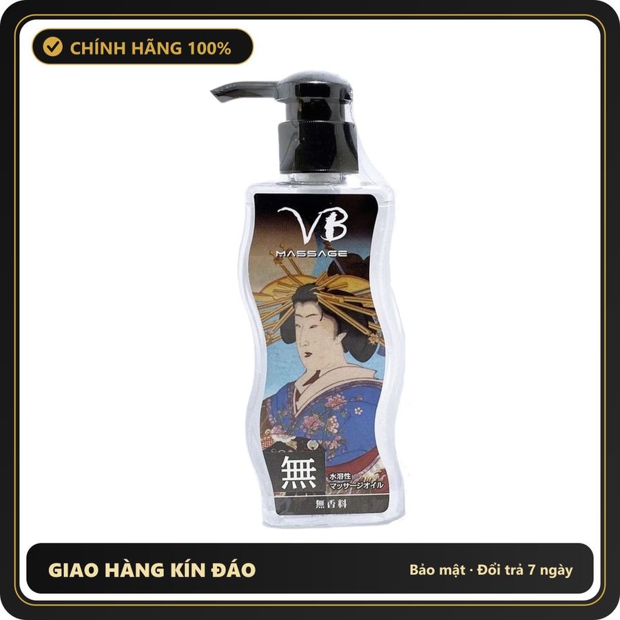 (Che Tên) Dầu Massage Body Kích Thích VB Nhật Bản 170ml - Tăng Hưng Phấn Cho Nữ - Dầu Mát Xa Đặc Biệt, Hương Dừa, Hương Trái Cây Bảo Mật Tuyệt Đối