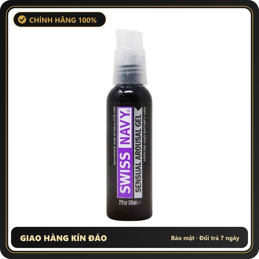 (Che Tên) Gel Giúp Tăng Khoái Cảm Cho Nam Nữ Swiss Navy 59ml Hỗ Trợ 24/7