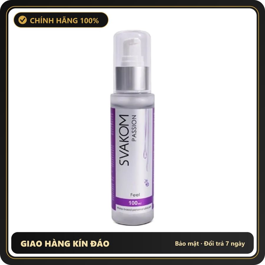 (Che Tên) Gel bô.i trơ.n gốc nước Svakom Feel Hỗ Trợ 24/7