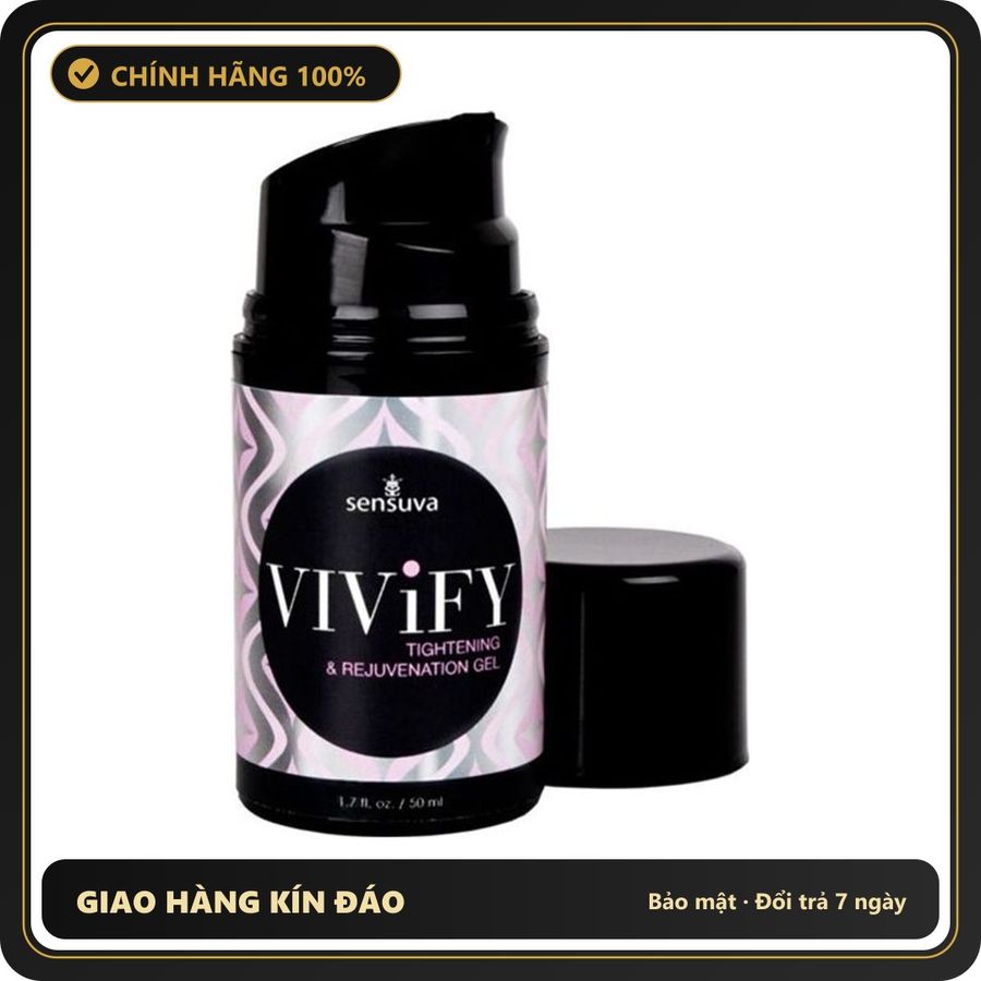 (Che Tên) Gel bô.i trơ.n se khít Sensuva VIViFY 50ml Cao Cấp Bảo Đảm