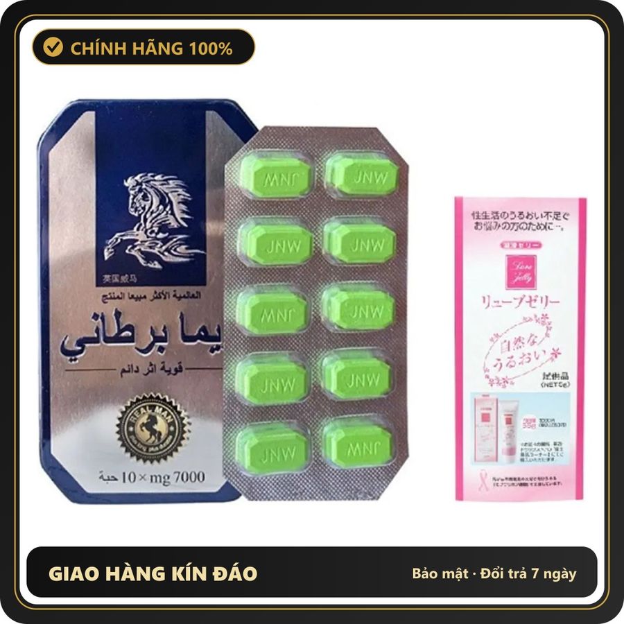 (Che Tên) Viên Uống Ngựa Thái Chính Hãng Kèm Gel Gói Jex Hỗ Trợ 24/7