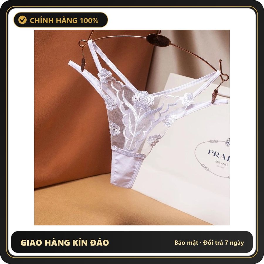 (Che Tên) Quần Lót Nữ Lọt Khe Ren Lưới - T331 Trắng Giao Nhanh Toàn Quốc
