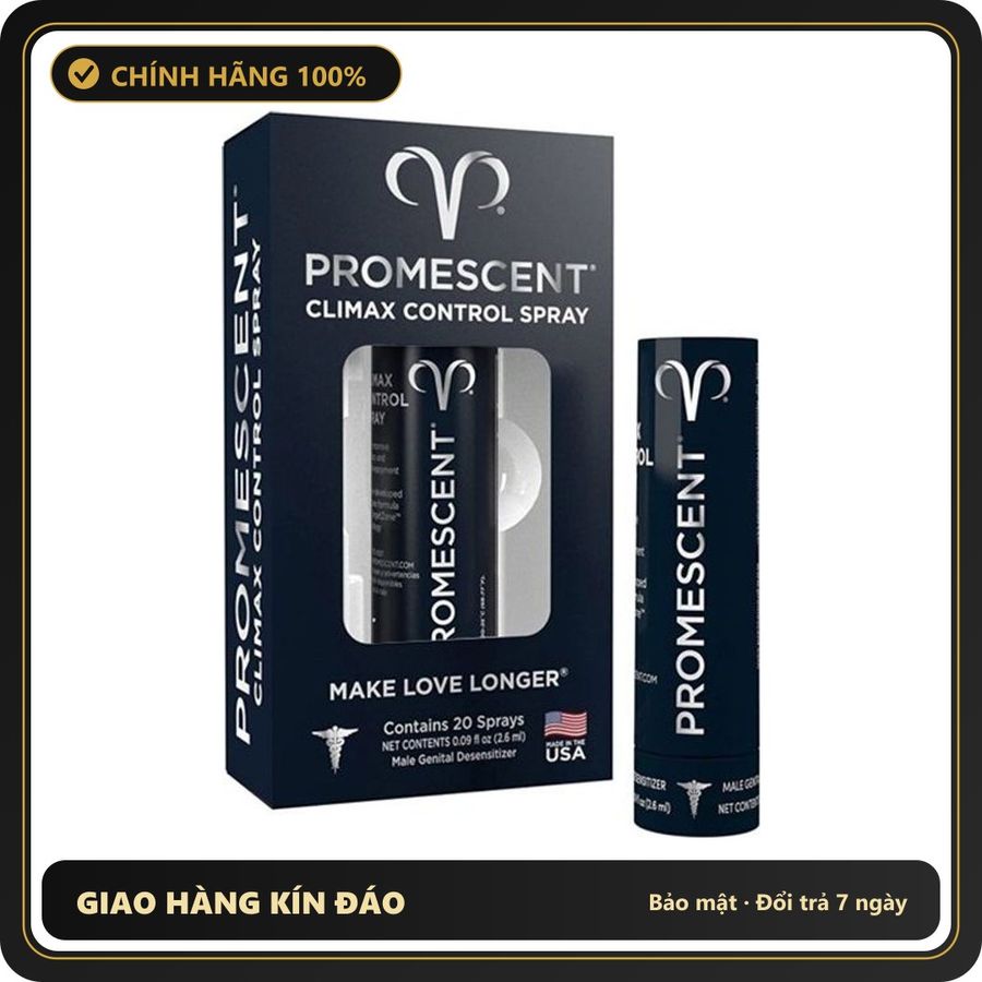 (Che Tên) Xịt Promescent Hỗ Trợ Kéo Dài Cho Nam Cao Cấp Của Mỹ Bảo Mật Tuyệt Đối