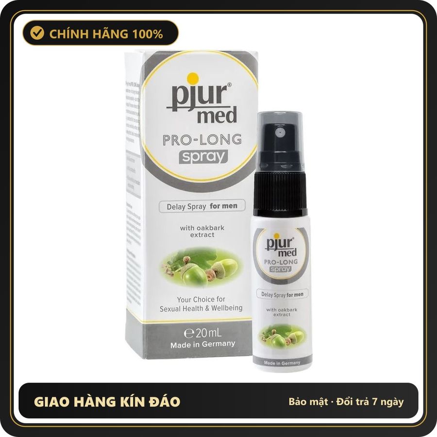 (Che Tên) Xịt Thảo Mộc Pjur Med Pro Long - Hàng Mới Về