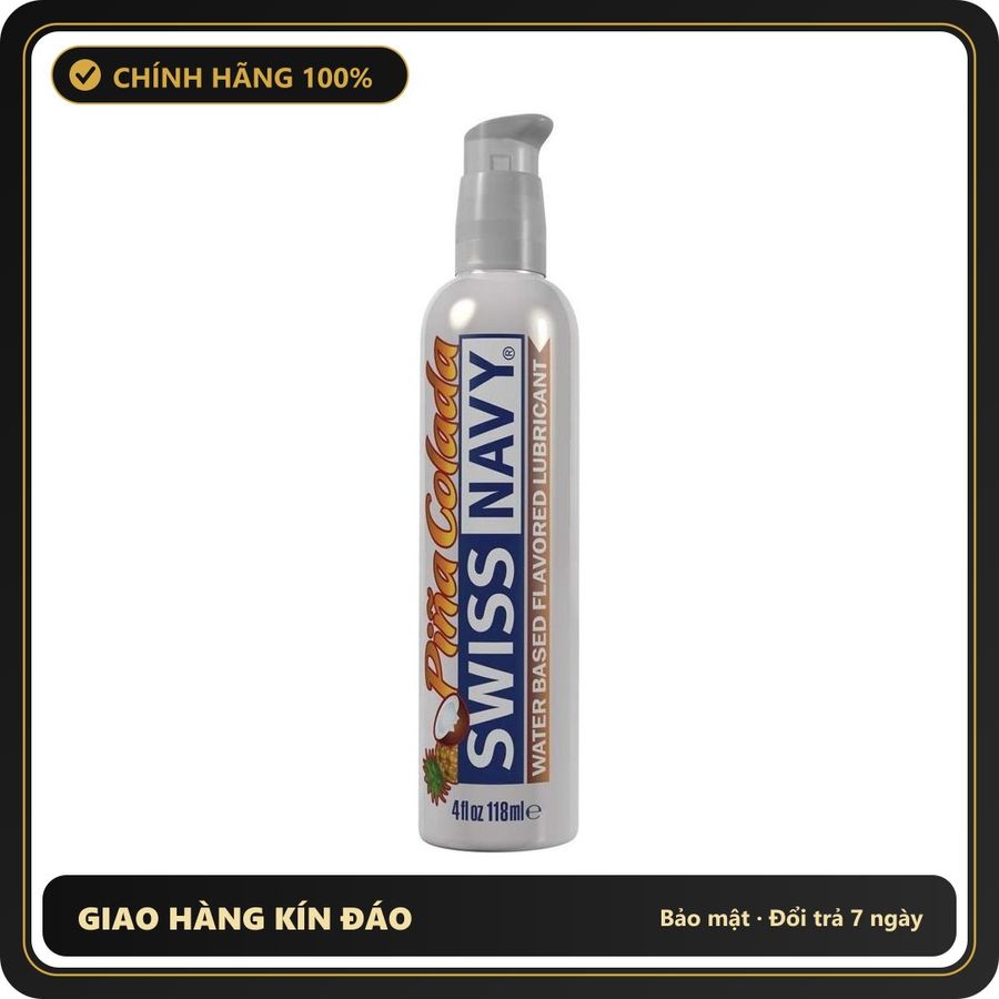 (Che Tên) Gel Bô.i Trơ.n Cao Cấp Của Mỹ Swiss Navy Pina Colada 118ml - Hàng Mới Về