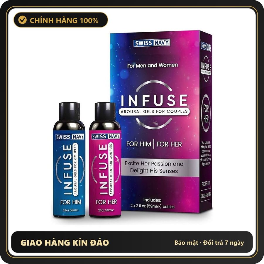 (Che Tên) Gel Bô.i Trơ.n Tăng Cảm Giác Kéo Dài Thời Gian Cho Cả Nam Và Nữ INFUSE Hỗ Trợ 24/7