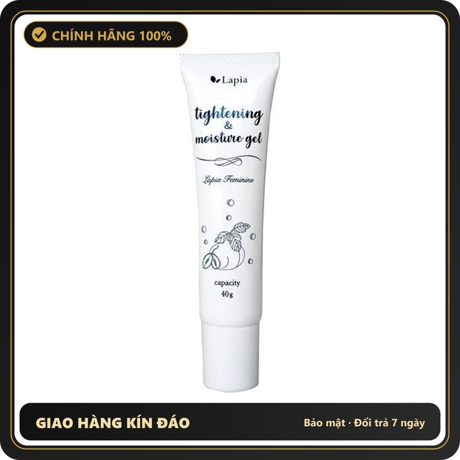 (Che Tên) Gel Se Khít Vùng Kín Lapia 40g - Made in Japan Hỗ Trợ 24/7