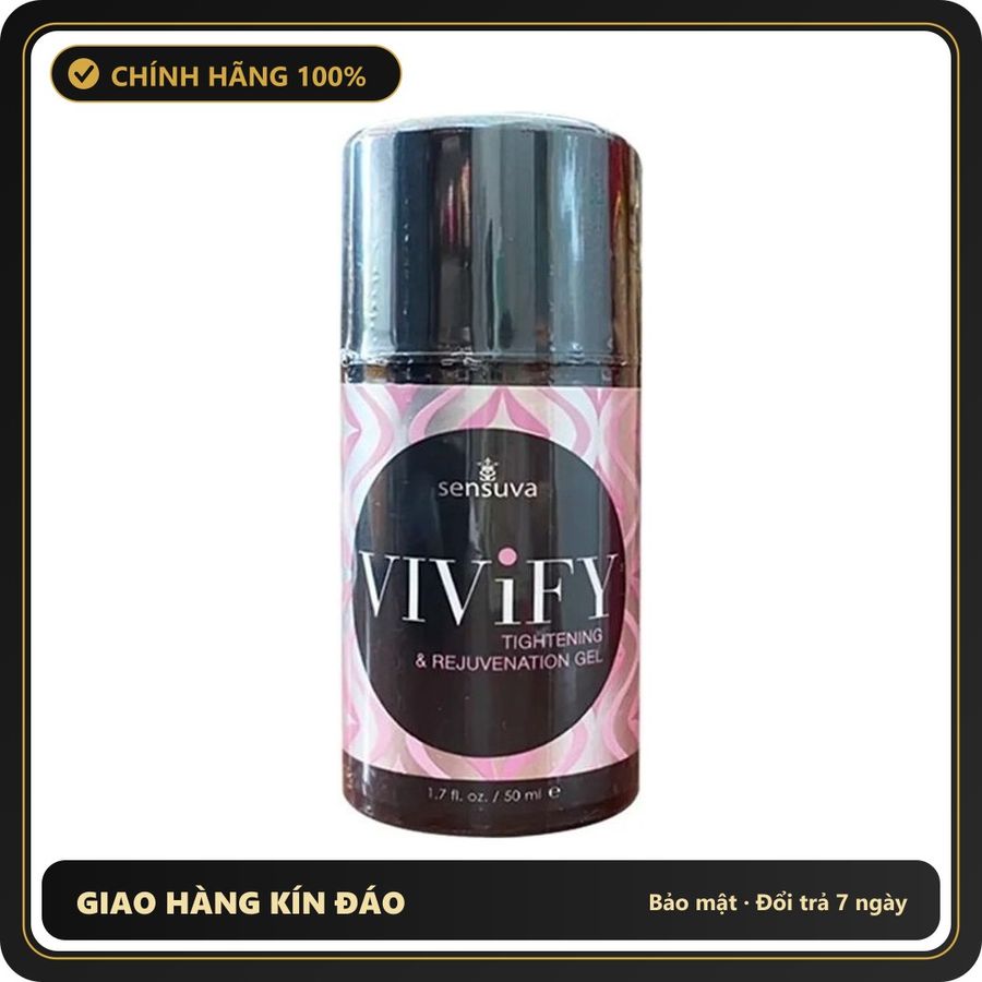 (Che Tên) Gel se khít vùng kín và tăng khoái cảm nữ Sensuva VIViFY Bảo Mật Tuyệt Đối
