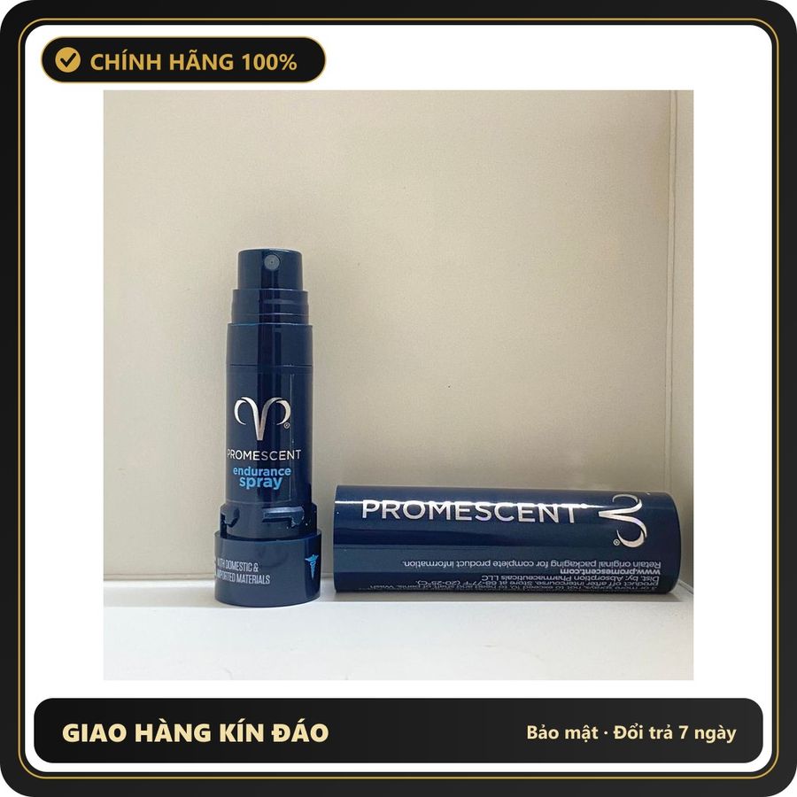 (Che Tên) Lọ Xịt Thơm Promescent Chính Hãng Mỹ - Dành Cho Nam Giới - Tăng Cường Tự Tin Với Dung Tích 2.6ml/7.4ml Bảo Mật Tuyệt Đối