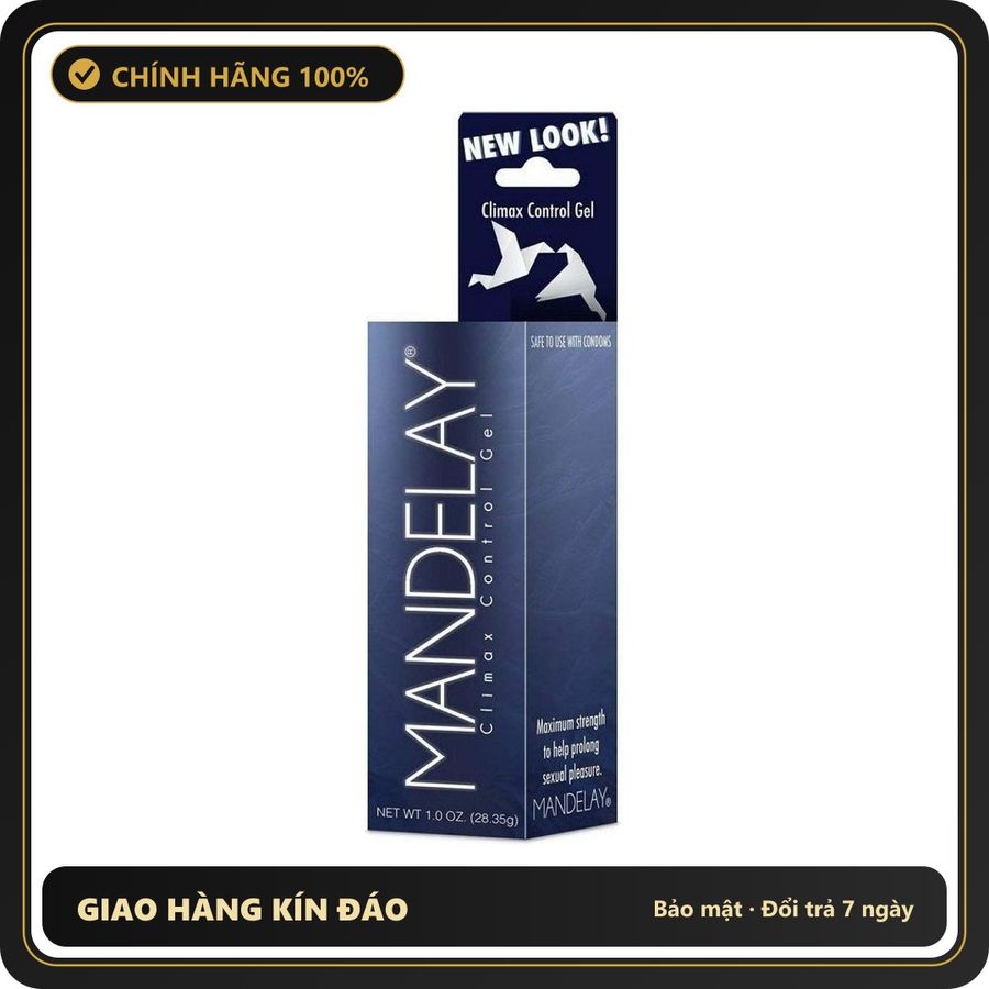 (Che Tên) Gel Bô.i T.rơn Mandelay Hỗ Trợ Kéo Dài Thời Gian Hộp Trắng Kín