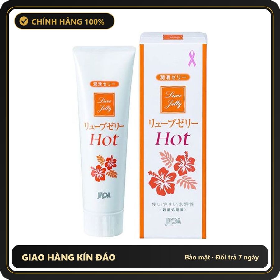(Che Tên) Gel bô.i tron tạo ấm Jex Luve Jelly Hot Nhật Bản Chuẩn Auth
