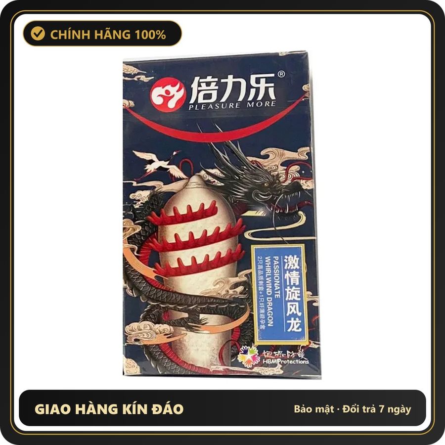 (Che Tên) Combo 2 Hộp Bao Cao Su Bi Gai Lớn HBM (Giao Cùng Loại) Chuẩn Auth
