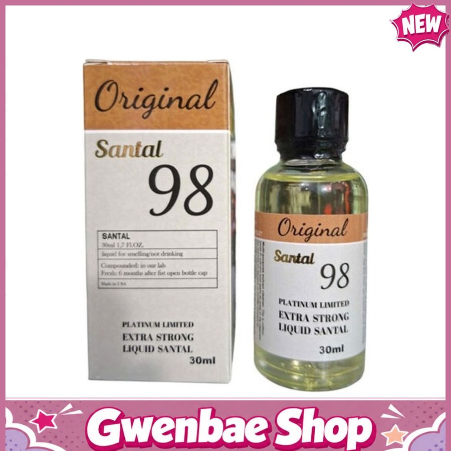 Chai hít tăng khoái cảm Popper Original Santal 98 30ml Mùi Hương Chính Hãng - Gwen Shop Chính Hãng