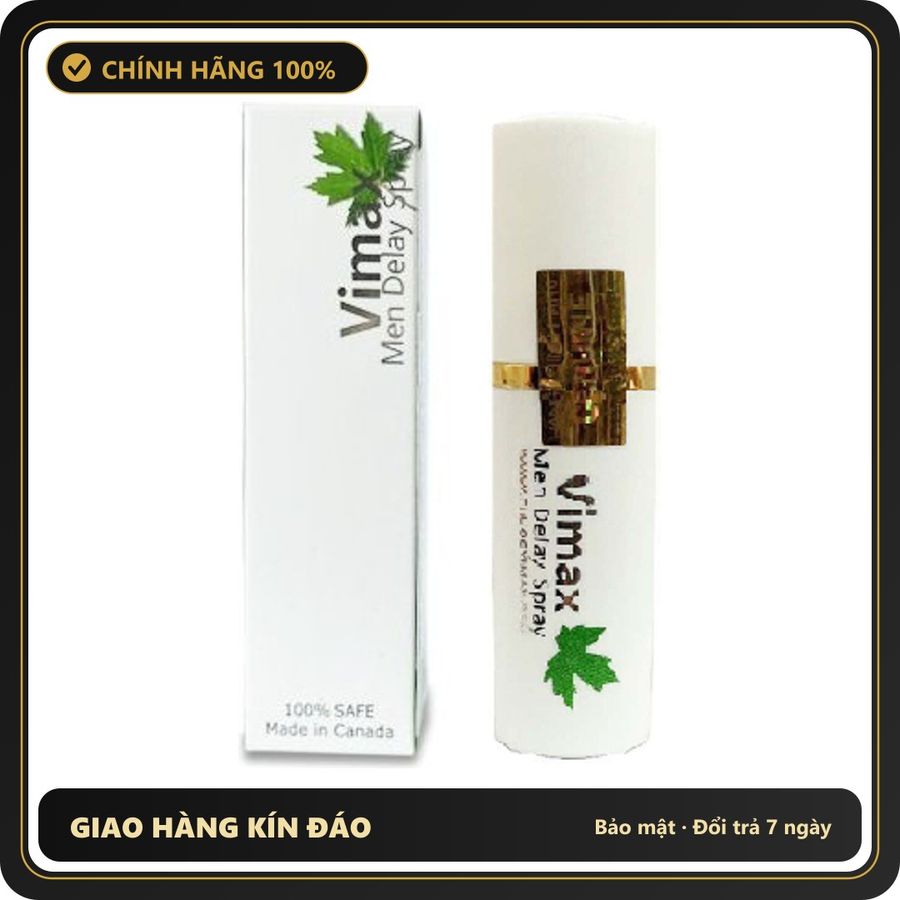 (Che Tên) Xịt Vimax Delay Spray Chính Hãng Canada 66356 Giao Nhanh Toàn Quốc