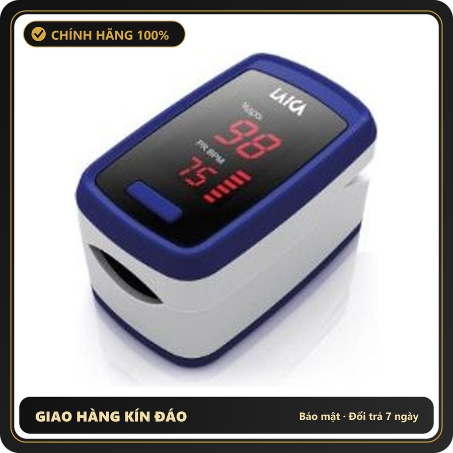 (Che Tên) Máy Đo Nồng Độ Oxy Trong Máu Laica EA1007 - Thiết Bị Theo Dõi SPO2 Chính Hãng Italy Nhỏ Gọn, Dễ Sử Dụng Tại Nhà Cao Cấp Bảo Đảm