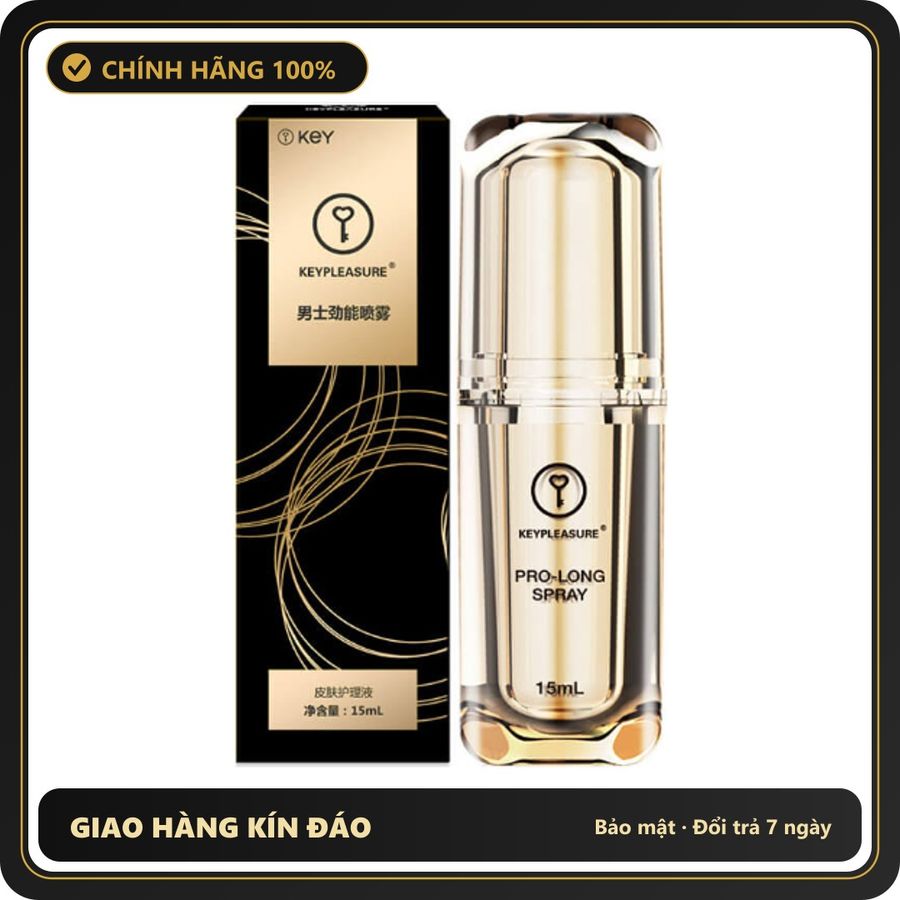 (Che Tên) Xịt Kéo Dài Thời Gian Cao Cấp Key Prolong Spray 15ML Cao Cấp Bảo Đảm