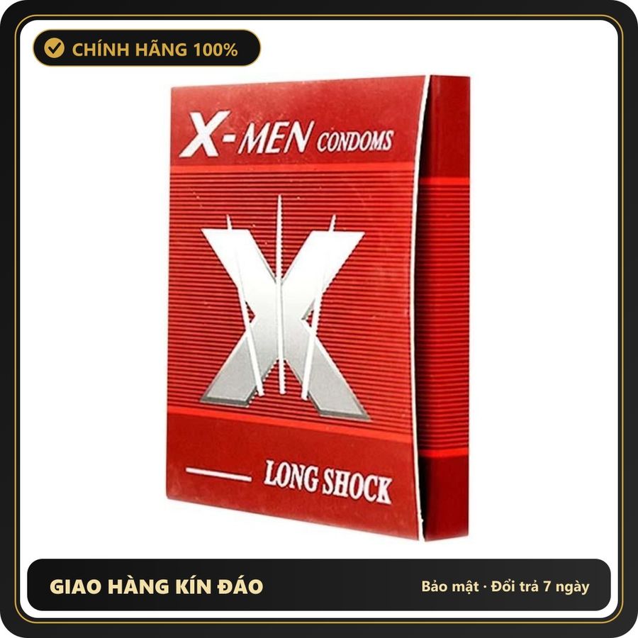(Che Tên) Bao Cao Su Gai Bi X-men Chính Hãng Chuẩn Auth