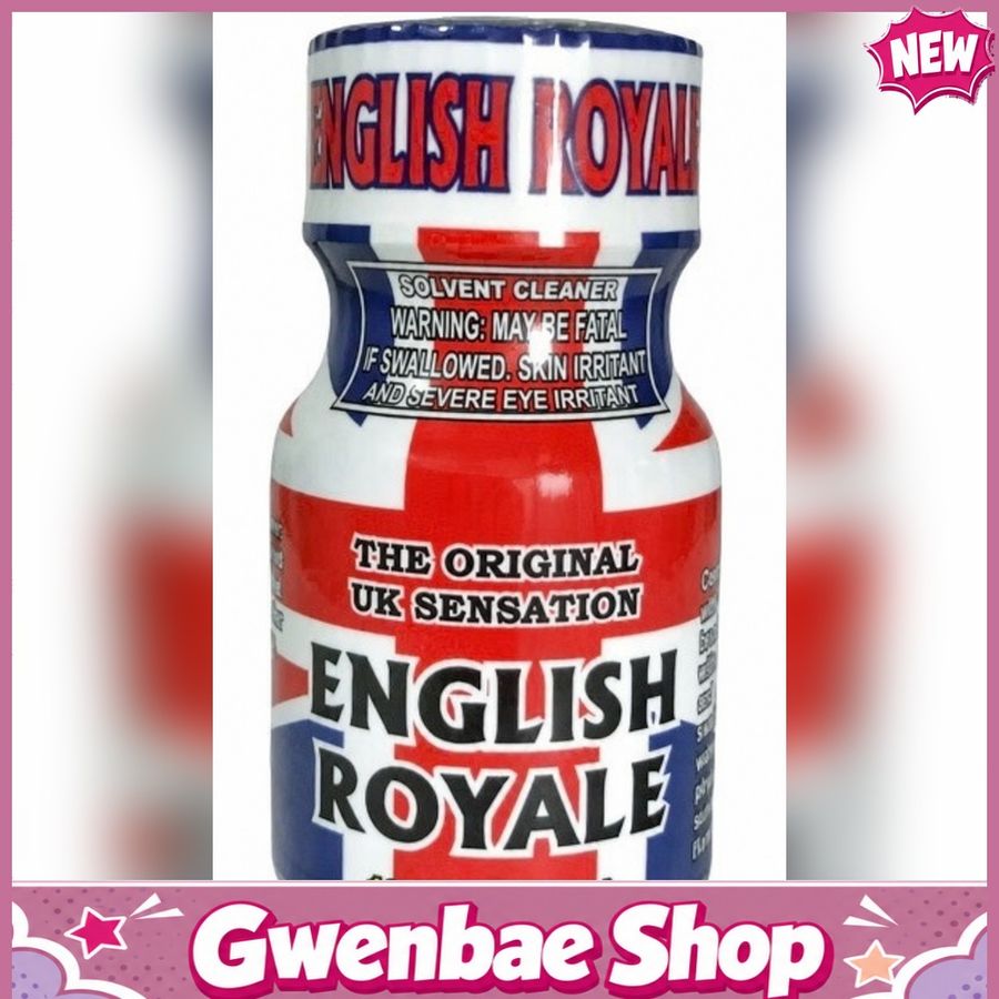 Chai hít tăng khoái cảm Popper English Royale 10ml Chai Hít Xong Phê Liền Popper Mỹ 10ml Chính Hãng - Gwen Shop Chính Hãng
