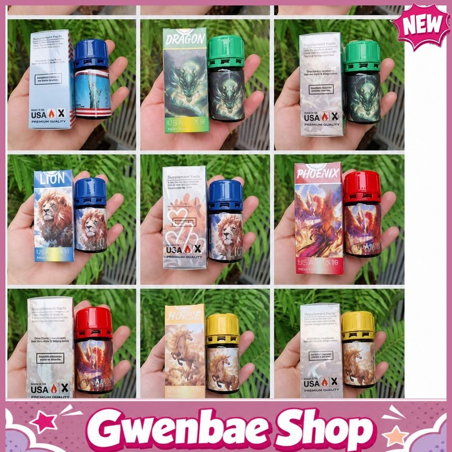 Chai hít tăng khoái cảm Popper USA X 40ML Popper 40ML MẠNH không cồn Chính Hãng - Gwen Shop Chính Hãng