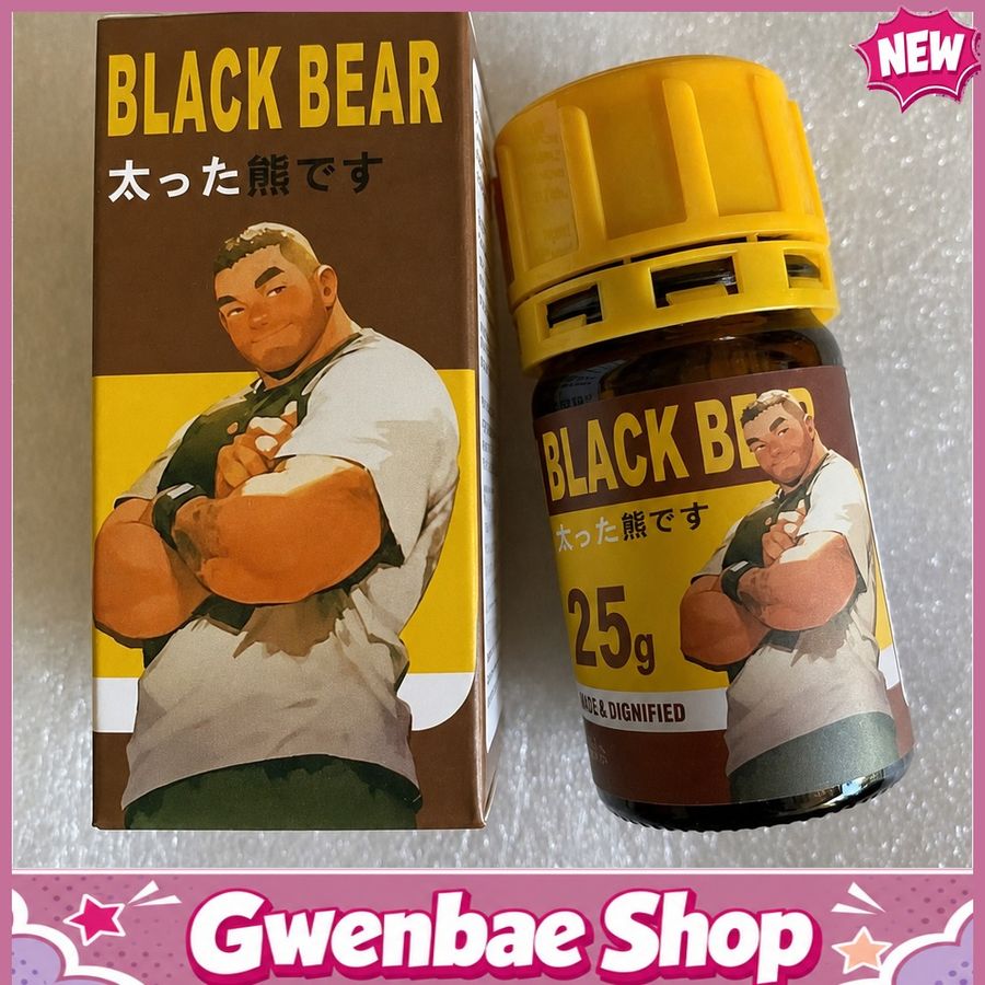 Chai hít tăng khoái cảm Popper BLACK BEAR 40ml Popper 40ml USA Chính Hãng - Gwen Shop Chính Hãng