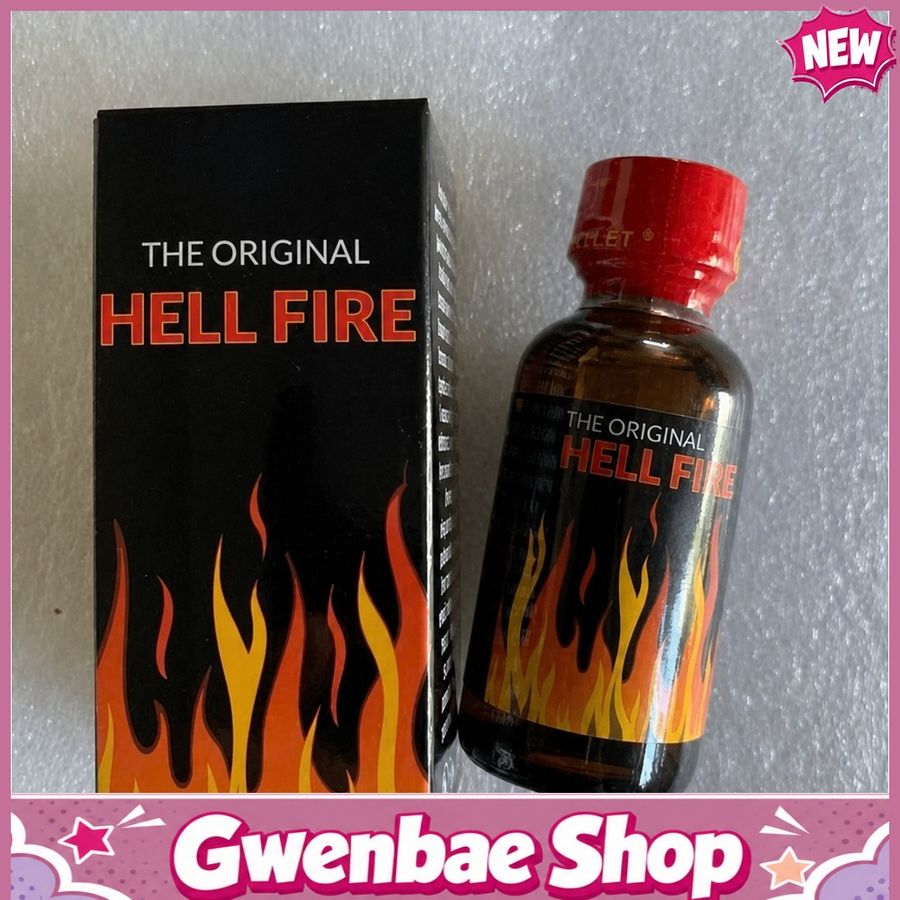 Chai hít tăng khoái cảm Popper HELL FIRE 30ml Popper 30ml USA Cực Mạnh Chính Hãng - Gwen Shop Chính Hãng