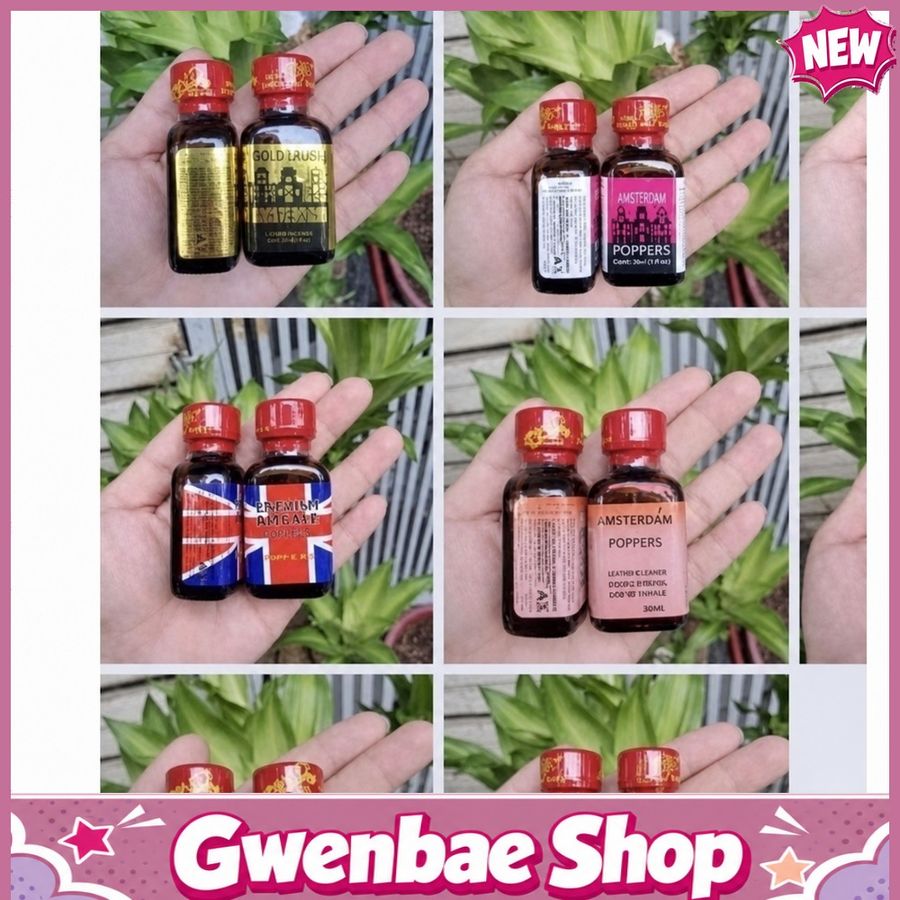 Chai hít tăng khoái cảm Popper XV 30ml Lấy Ngẫu Nhiên Popper 30ml USA Chính Hãng - Gwen Shop Chính Hãng