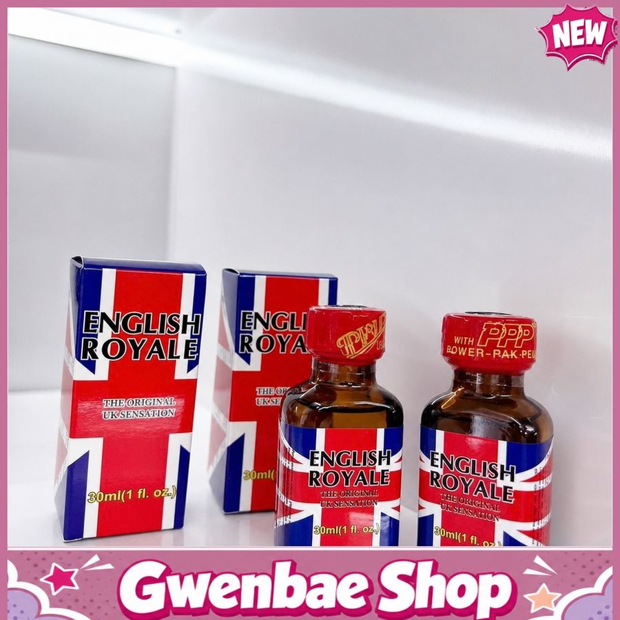 Chai hít tăng khoái cảm Popper English Royale 30ml Popper 30ml USA Chính Hãng - Gwen Shop Chính Hãng