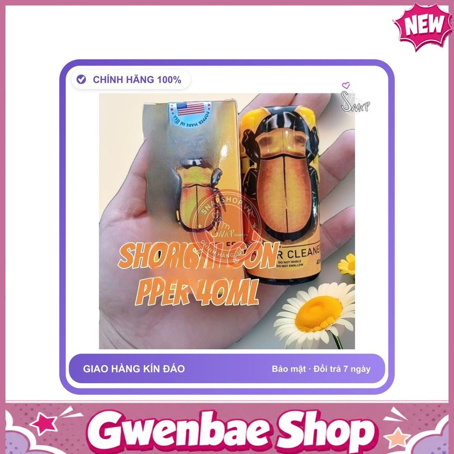 Chai hít tăng khoái cảm Popper PAPER 40ml Popper hít trực tiếp vào mũi Chính Hãng - Gwen Shop Chính Hãng
