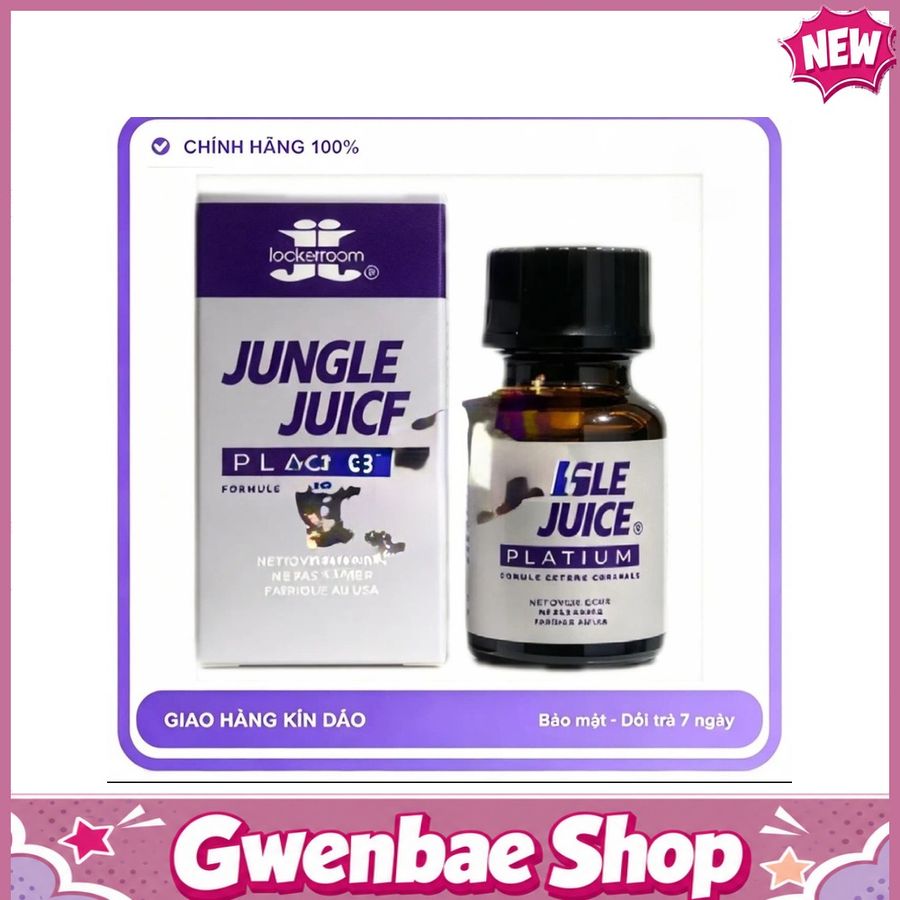 Chai hít tăng khoái cảm Popper lockerroom 10ml Phân Phối Popper 10ml USA Siêu Mạnh Chính Hãng - Gwen Shop Chính Hãng