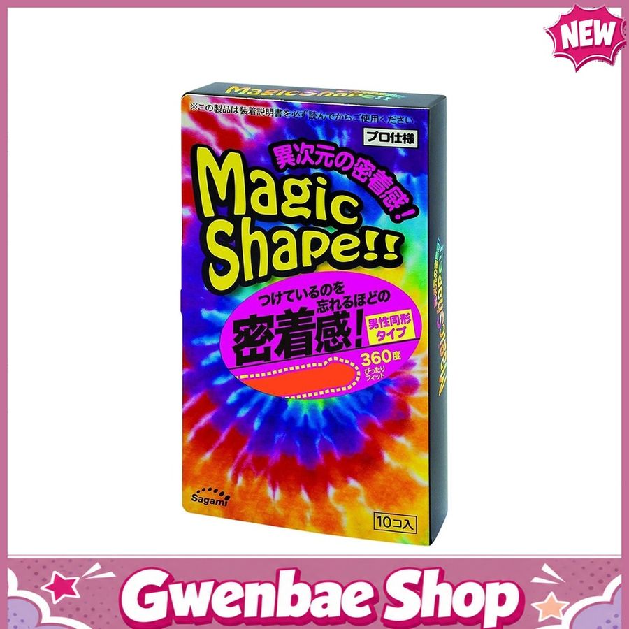 Bao Cao Su Sagami Magic Shape Fit Size Nhỏ 49mm Chính Hãng - Gwen Shop Chính Hãng