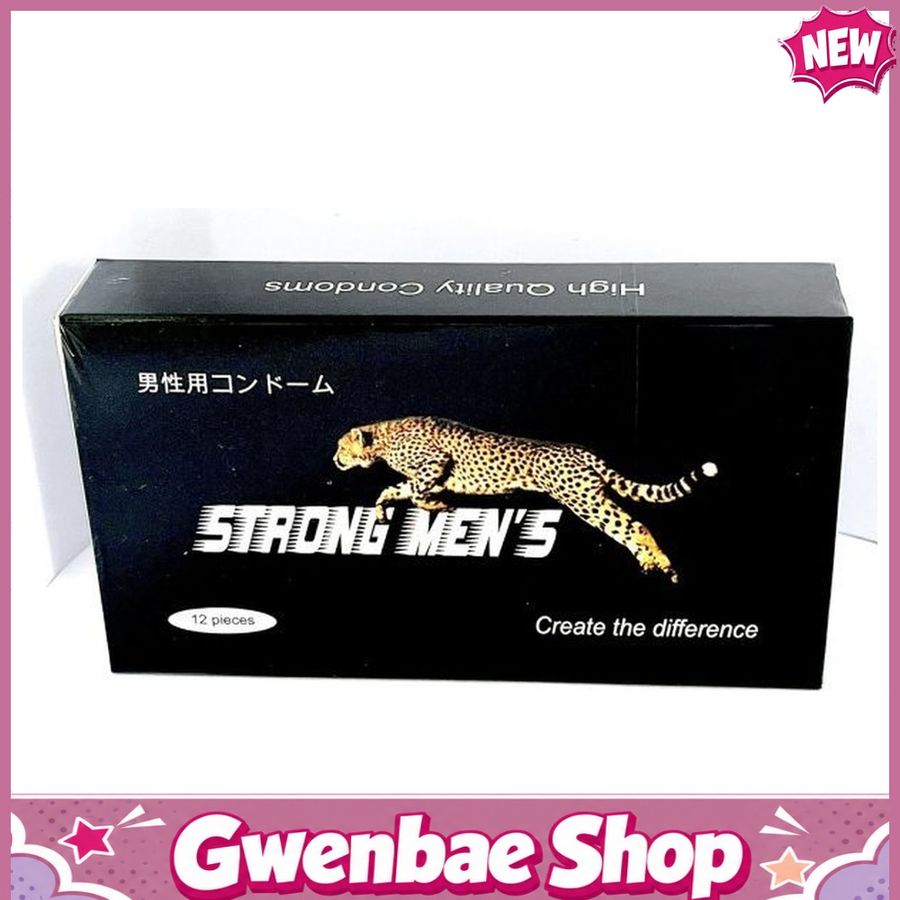 BAO CAO SU STRONG MEN’S - Hộp 12 cái Chính Hãng - Gwen Shop Chính Hãng