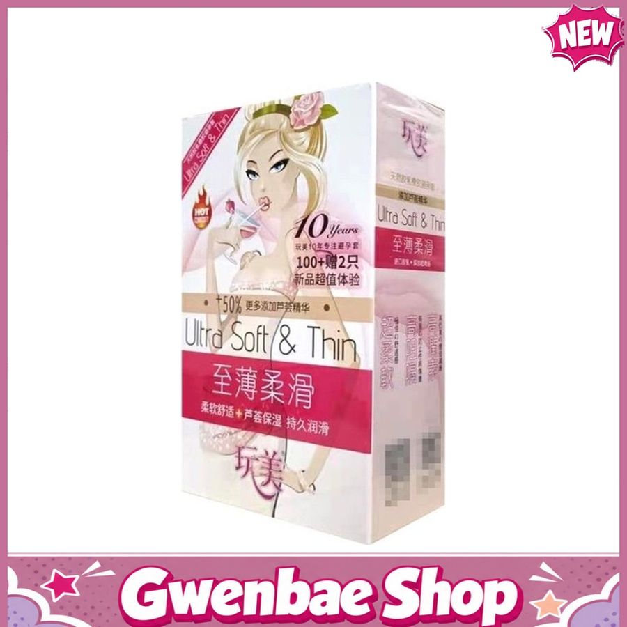 Bao Cao Su Ultra soft & Thin Hương Hoa Ly Chính Hãng - Gwen Shop Chính Hãng