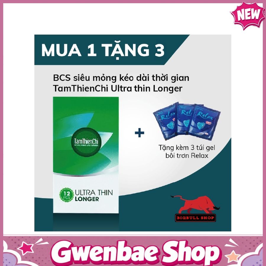BAO CAO SU ULTRA THIN LONGER TÂM THIỆN CHÍ Chính Hãng - Gwen Shop Chính Hãng