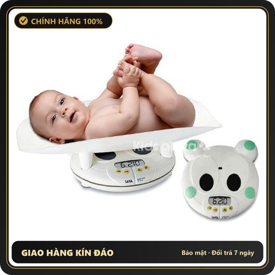 (Che Tên) Cân Điện Tử Laica BF2051 Cho Trẻ Sơ Sinh - Theo Dõi Cân Nặng và Chiều Cao Dễ Dàng, Thiết Kế Hiện Đại, Chính Hãng Hộp Trắng Kín