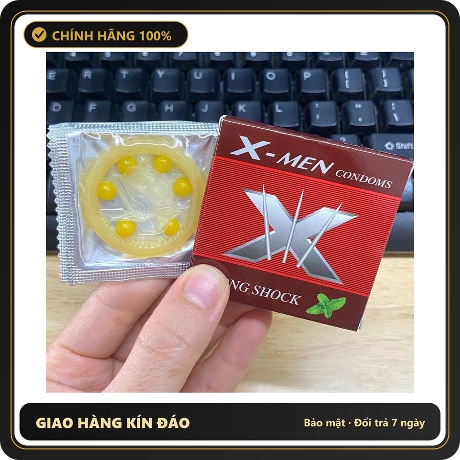 (Che Tên) Bao Cao Su Bi Lớn Xmen Thái Lan 10 Chiếc - Hàng Mới Về