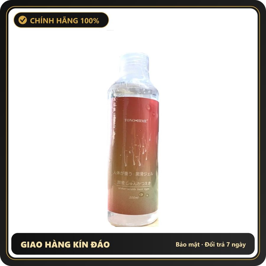 (Che Tên) Gel bô.i trơ.n Dạng Nước Tạo Ấm TONO HIME 200ml Giao Nhanh Toàn Quốc