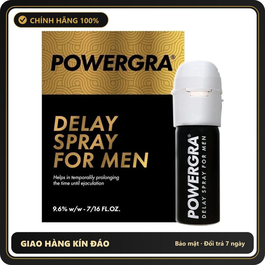 (Che Tên) Xịt Hỗ Trợ Nam Giới Powergra For Men 13ml Cao Cấp Bảo Đảm