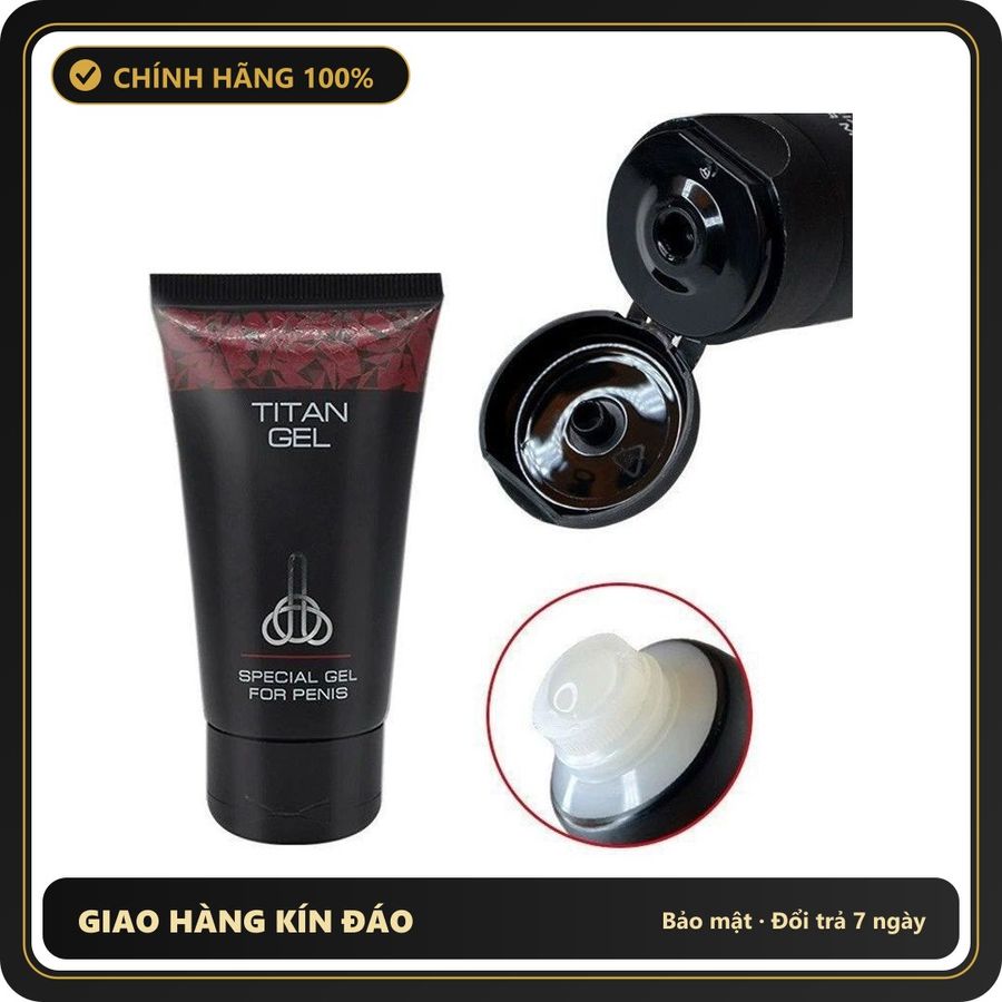 (Che Tên) Gel Titan Chính Hãng của Nga - Tuýp 50g Giao Nhanh Toàn Quốc