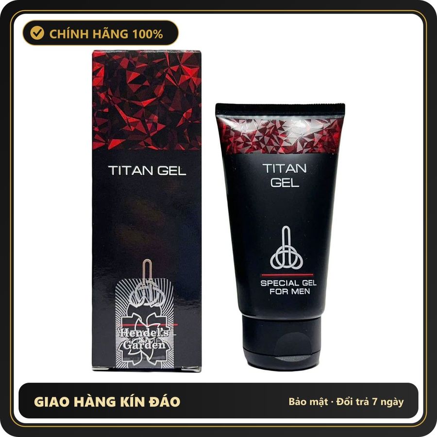 (Che Tên) Titan Gel chính hãng của Nga 249511 Hỗ Trợ 24/7 - chất liệu an toàn cho da, dễ vệ sinh, êm ái khi dùng