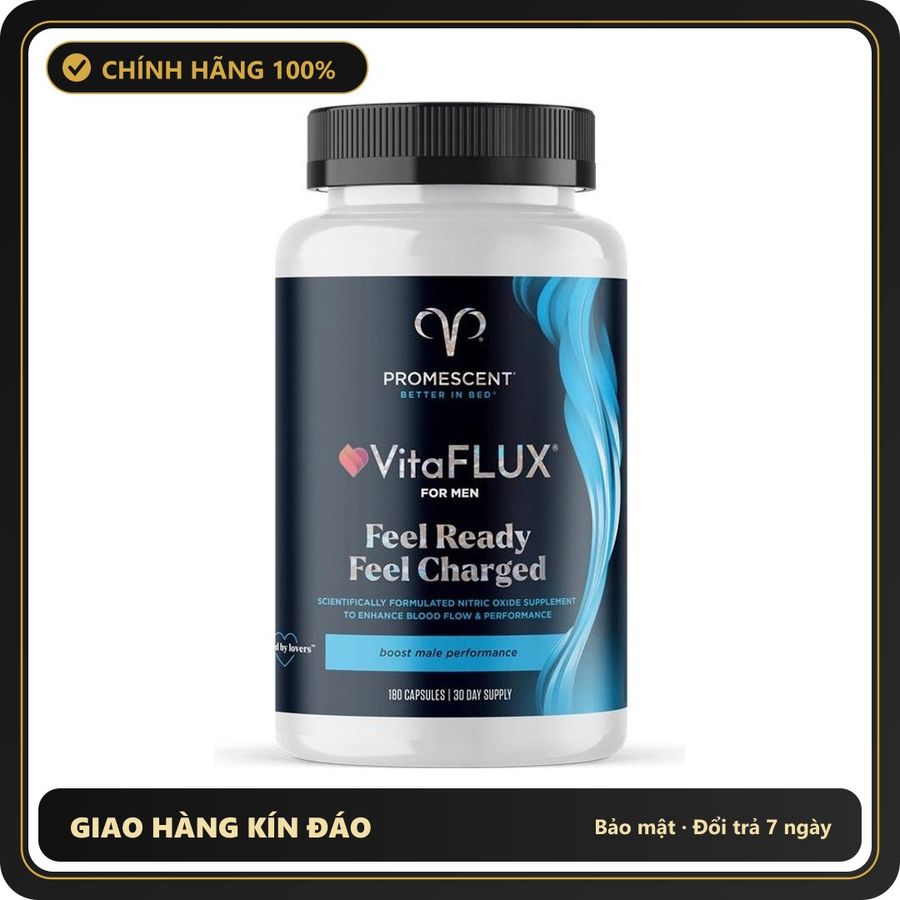 (Che Tên) Viên uống tăng cường sinh lý nam Promescent VitaFLUX For Men - Hàng Mới Về