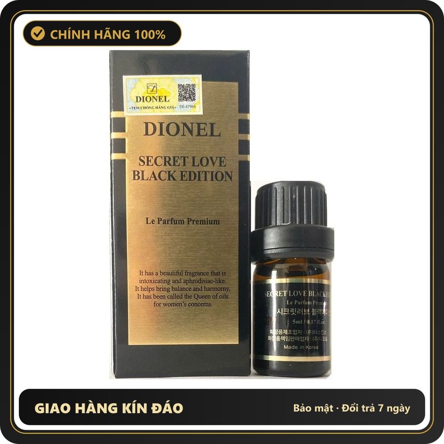 (Che Tên) Nước hoa cô bé Dionel Secret Love 5ml - Hàn Quốc Cao Cấp Bảo Đảm