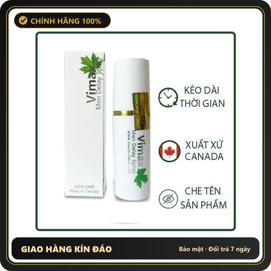 (Che Tên) Xịt Cho Nam Giới Vi Mắc Chính Hãng Giao Nhanh Toàn Quốc