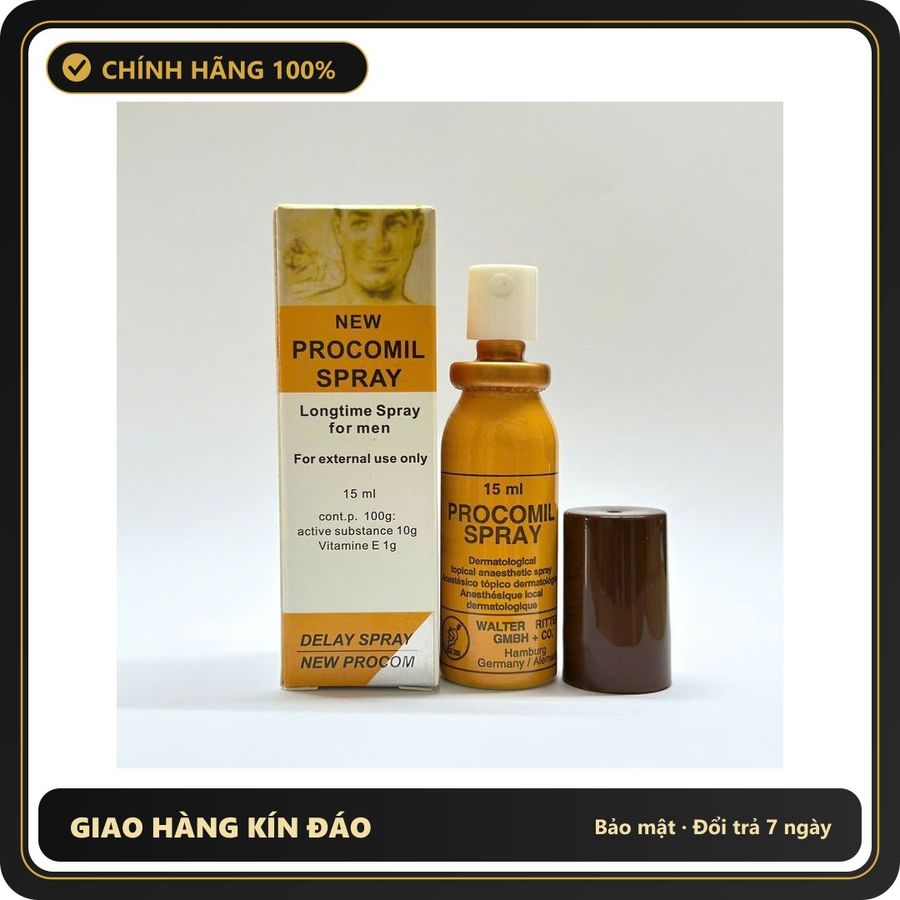 (Che Tên) Xịt Procomil Spray chính hãng của Đức 15ml 409149 Hỗ Trợ 24/7