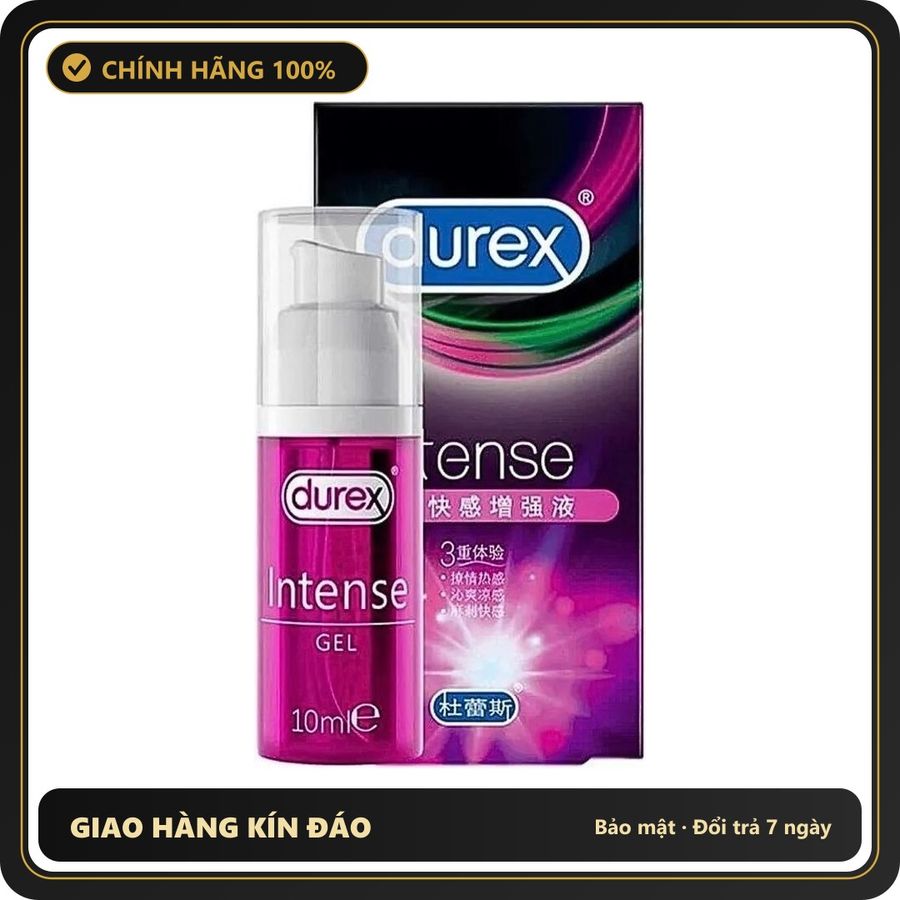 (Che Tên) Gel Bôi Trơn Durex Intense Orgasmic Chính Hãng 10ml Giao Nhanh Toàn Quốc
