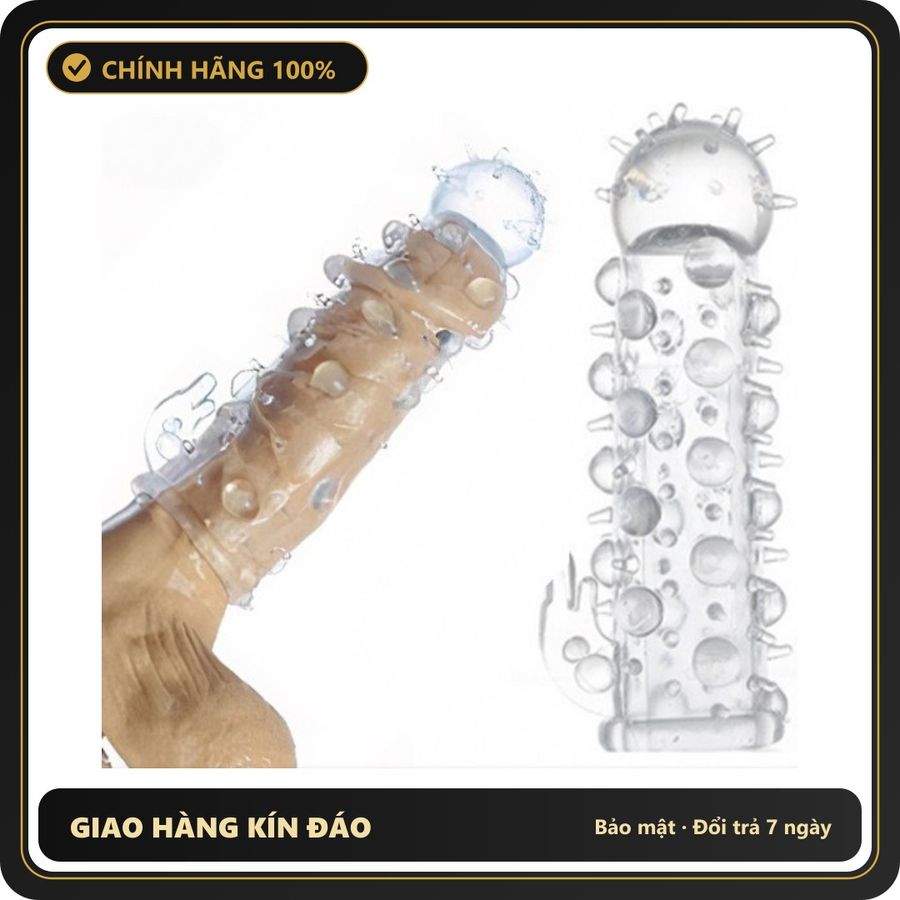 (Che Tên) Bao Cao Su Đôn Đầu 3cm Siêu Tăng Khoái Cảm Cho Nữ Bảo Mật Tuyệt Đối