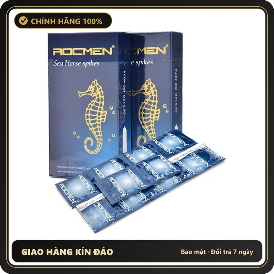 (Che Tên) Combo 2 hộp (20 chiếc) Bao Cao Su Rocmen Hộp Trắng Kín