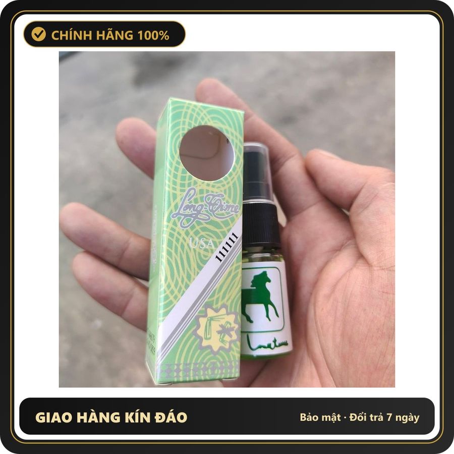 (Che Tên) Xịt lạnh Longtime 10ml Thái Lan dành cho nam giới Cao Cấp Bảo Đảm