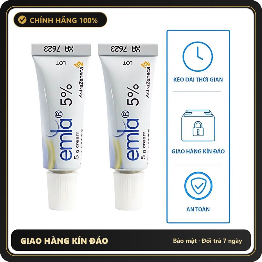 (Che Tên) Kem Bôi E.m.l.a 5% của Thụy Điển Giao Nhanh Toàn Quốc