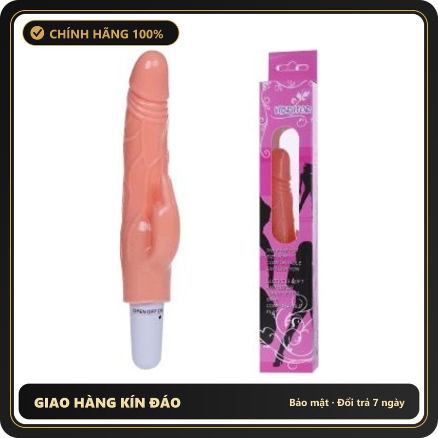 (Che Tên) Đồ chơi tình yêu 1 Pin Baile rung mạnh, silicon mềm Cao Cấp Bảo Đảm