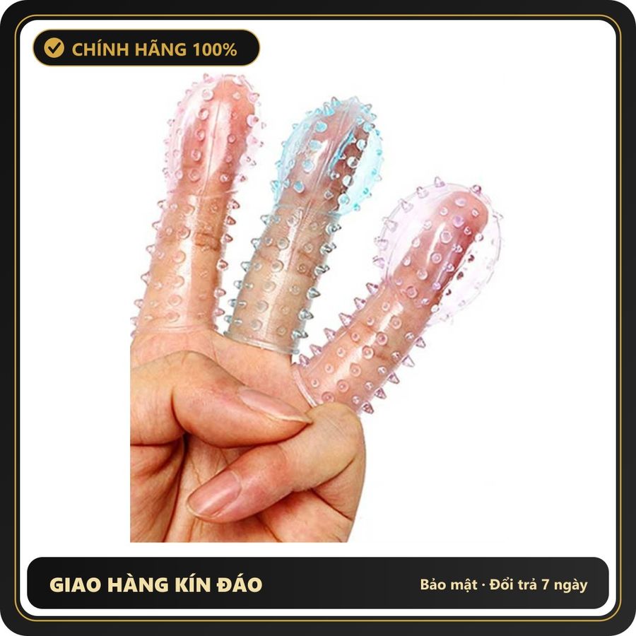 (Che Tên) Bao Cao Su Đôn Dên Ngón Tay – Hỗ Trợ Kích Thích Đỉnh Cao, Thăng Hoa Cảm Xúc Hỗ Trợ 24/7